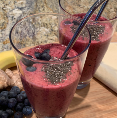 Beets, Blueberry & Ginger Smoothie